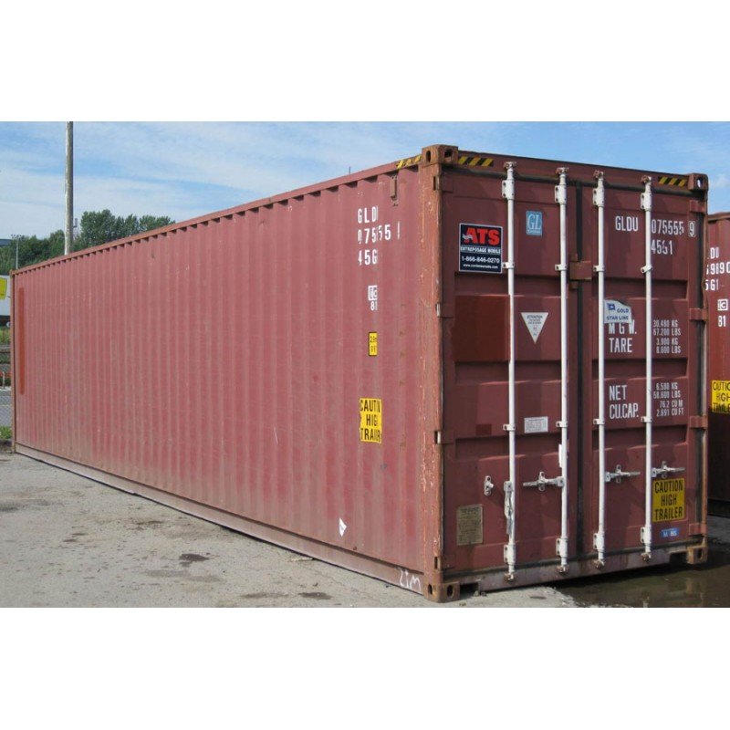 Contenedor Cubo Alto Palet Ancho 45 Pieds Occasion (Classe B) – Image 2